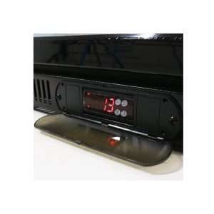 Frigorífico de sobremesa/de barra para bebidas negro con 1 puerta batiente, altura 84 cm - temp. de +2°C a +8°C - Imagen 8