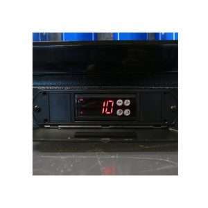 Frigorífico de sobremesa/de barra para bebidas negro con 3 puertas batientes, altura 84 cm - temp. de +2°C a +8°C - Imagen 6