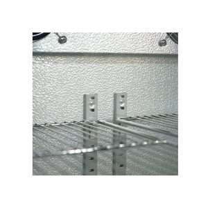 Frigorífico de sobremesa/de barra para bebidas negro con 2 puertas correderas, altura 90 cm - temp. de +2°C a +8°C - Imagen 13