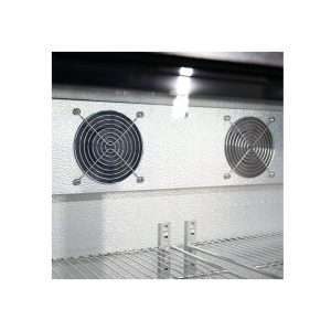 Frigorífico de sobremesa/de barra para bebidas negro con 3 puertas correderas, altura 84 cm - temp. de +2°C a +8°C - Imagen 13