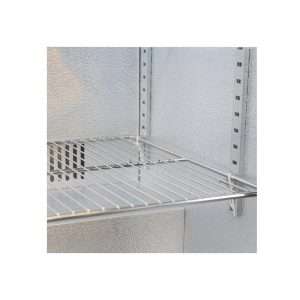 Frigorífico de sobremesa/de barra para bebidas negro con 3 puertas correderas, altura 84 cm - temp. de +2°C a +8°C - Imagen 11