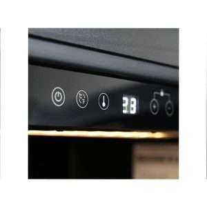 Vinoteca premium mono temperatura de refrigeración ventilada para 128 botellas - rejillas de acero a ''Z'' - Imagen 6