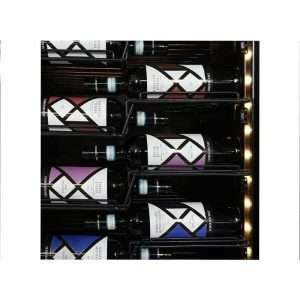 Vinoteca premium doble temperatura de refrigeración ventilada para 256 botellas - rejillas de acero a ''Z'' - Imagen 4