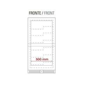 Vinoteca premium doble temperatura de refrigeración ventilada para 56 botellas - rejillas de acero a ''Z'' - Imagen 9