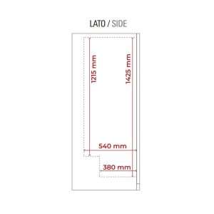 Vinoteca premium mono temperatura de refrigeración ventilada para 116 botellas - rejillas de acero a ''Z'' - Imagen 12