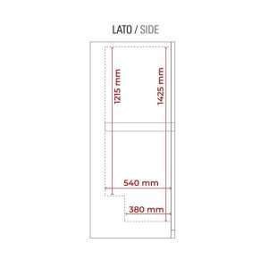 Vinoteca premium doble temperatura de refrigeración ventilada para 104 botellas - rejillas de acero a ''Z'' - Imagen 13
