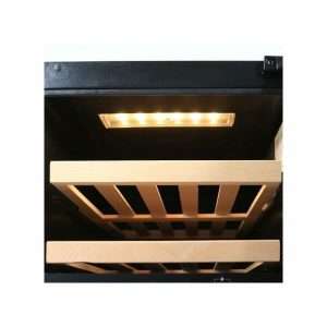 Vinoteca premium mono temperatura de refrigeración ventilada para 46 botellas - estantes de madera - Imagen 8