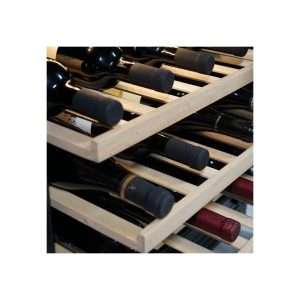 Vinoteca premium mono temperatura de refrigeración ventilada para 46 botellas - estantes de madera - Imagen 4