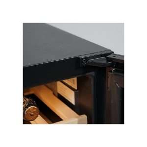 Vinoteca premium doble temperatura de refrigeración ventilada para 46 botellas - estantes de madera - Imagen 9