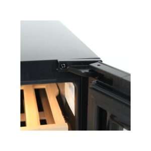 Vinoteca premium doble temperatura de refrigeración ventilada para 28 botellas - estantes de madera - Imagen 4