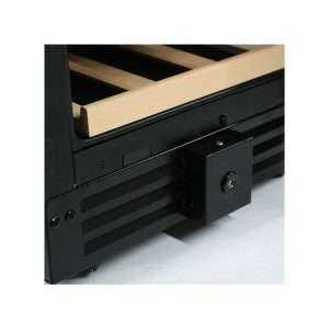 Vinoteca premium mono temperatura de refrigeración ventilada para 28 botellas - estantes de madera - Imagen 4