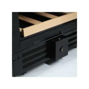 Vinoteca premium doble temperatura de refrigeración ventilada para 28 botellas - estantes de madera - Imagen 3