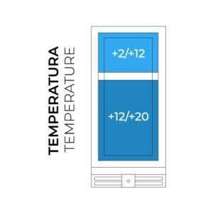 Vinoteca premium doble temperatura de refrigeración ventilada para 28 botellas - estantes de madera - Imagen 10