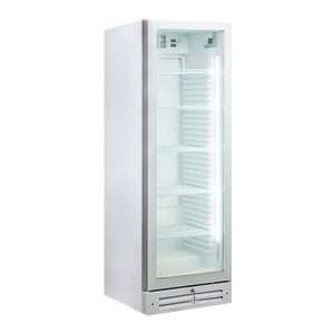 Vitrina refrigerada para bebidas de 382 lt premium blanca temperatura de 0°C a +10°C - Imagen 2