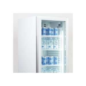 Vitrina refrigerada para bebidas de 382 lt premium blanca temperatura de 0°C a +10°C - Imagen 3