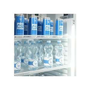 Vitrina refrigerada para bebidas de 382 lt premium blanca temperatura de 0°C a +10°C - Imagen 9