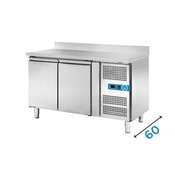 MESAS REFRIGERADAS de -18°C a -22°C PROFUNDIDAD 60 cm