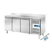 MESAS REFRIGERADAS -2°C a +8°C PROFUNDIDAD 80 cm EN 60x40
