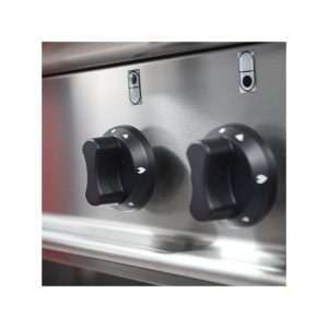 Cocina de gas 2 fuegos con 1 quemador de 4,5 kw + 1 quemador de 7,5 kw sobre vano abierto - Imagen 4