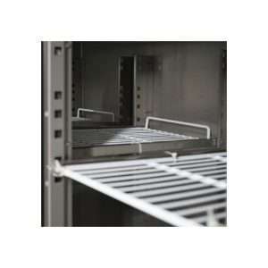 Mesa refrigerada con n° 4 puertas GN 1/1 con peto trasero temp. de -18°C a -22°C - prof. 70 cm - Imagen 8