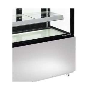 Vitrina expositiva horizontal ventilada temp. de +2°C a +8°C L940xP688xH1410 mm - línea BETA - Imagen 4