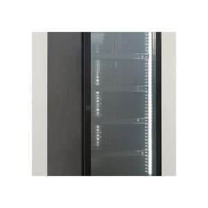 Vitrina refrigerada para bebidas de 380 lt premium negra con temperatura de 0°C a +10°C - Imagen 11