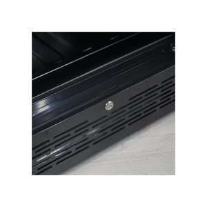 Vitrina refrigerada para bebidas de 380 lt premium negra con temperatura de 0°C a +10°C - Imagen 5