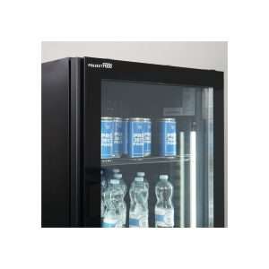 Vitrina refrigerada para bebidas de 382 lt premium negra temperatura de 0°C a +10°C - Imagen 4
