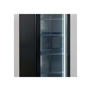 Vitrina refrigerada para bebidas de 382 lt premium negra temperatura de 0°C a +10°C - Imagen 13