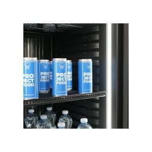 Vitrina refrigerada para bebidas de 382 lt premium negra temperatura de 0°C a +10°C - Imagen 8
