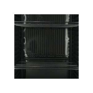 Vitrina refrigerada para bebidas de 382 lt premium negra temperatura de 0°C a +10°C - Imagen 9