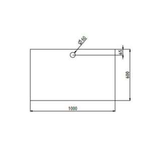 Mueble para máquina café de acero inoxidable con top sin peto trasero con cajón batiente de filtro y cajón de servicio L1000xP600xH1100 mm - Imagen 5