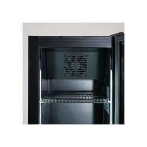 Vitrina refrigerada para bebidas slim de 160 lt premium negra temperatura de 0°C a +10°C - Imagen 4