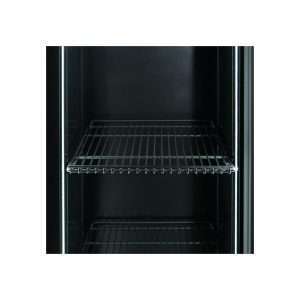 Vitrina refrigerada para bebidas slim de 160 lt premium negra temperatura de 0°C a +10°C - Imagen 5