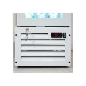 Vitrina refrigerada para bebidas slim de 160 lt premium blanca temperatura de 0°C a +10°C - Imagen 6