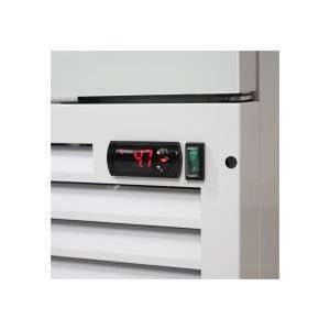 Vitrina refrigerada para bebidas slim de 160 lt premium blanca temperatura de 0°C a +10°C - Imagen 8