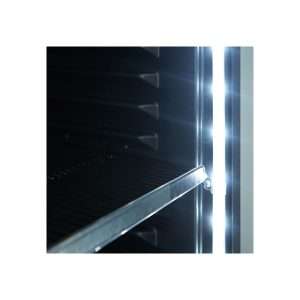 Vitrina refrigerada para bebidas de 382 lt premium negra temperatura de -2°C a +6°C - Imagen 7