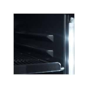 Vitrina refrigerada para bebidas de 382 lt premium negra temperatura de -2°C a +6°C - Imagen 11