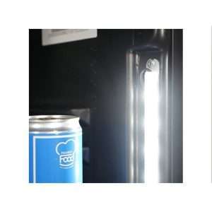 Vitrina refrigerada para bebidas de 382 lt premium negra temperatura de -2°C a +6°C - Imagen 3