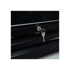 Vitrina refrigerada para bebidas de 382 lt premium negra temperatura de -2°C a +6°C - Imagen 8