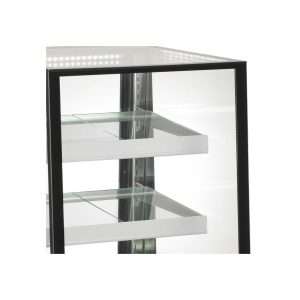 Vitrina expositiva horizontal ventilada temp. de +2°C a +8°C L650xP805xH1445 mm - línea ZETA - Imagen 3