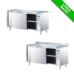 MESAS CALENTADAS CON PUERTAS