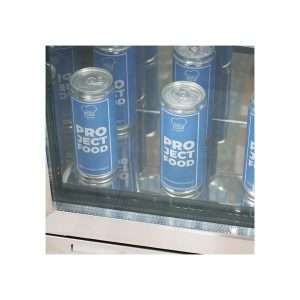 Frigorífico de sobremesa/de barra para bebidas inox con 3 puertas batientes, altura 84 cm - temp. de 0°C a +10°C - Imagen 9