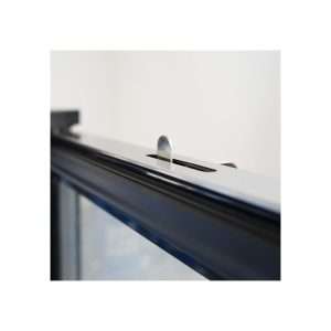 Frigorífico de sobremesa/de barra para bebidas inox con 3 puertas batientes, altura 84 cm - temp. de 0°C a +10°C - Imagen 8