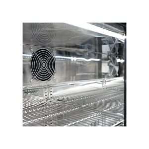 Frigorífico de sobremesa/de barra para bebidas inox con 3 puertas batientes, altura 90 cm - temp. de 0°C a +10°C - Imagen 7