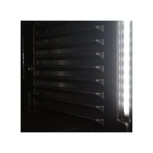 Vinoteca full optional de refrigeración estática con agitador para 126 botellas - rejillas plastificadas negras - Imagen 8