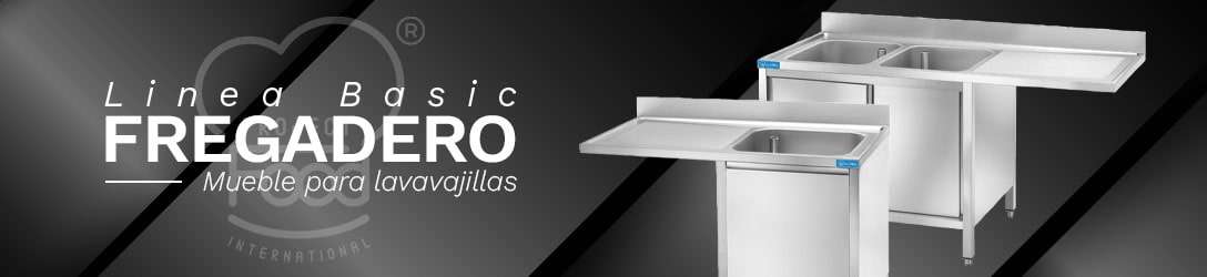FREGADERO CON PUERTAS PARA LAVAVAJILLAS