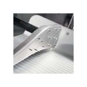 Cortadora de fiambre de gravedad monofásica con cuchilla Ø 330 mm - corte útil 230x210h mm - Imagen 12