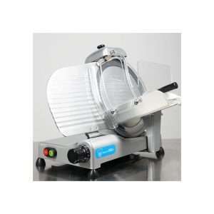 Cortadora de fiambre de gravedad monofásica con cuchilla Ø 300 mm - corte útil 200x205h mm - Imagen 2