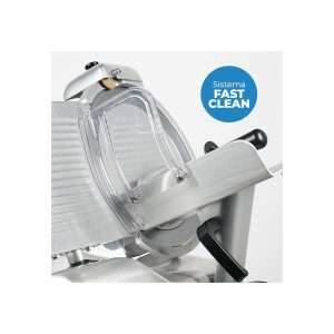 Cortadora de fiambre de gravedad premium monofásica con cuchilla Ø 370 mm - corte útil 320x245h mm - Imagen 3